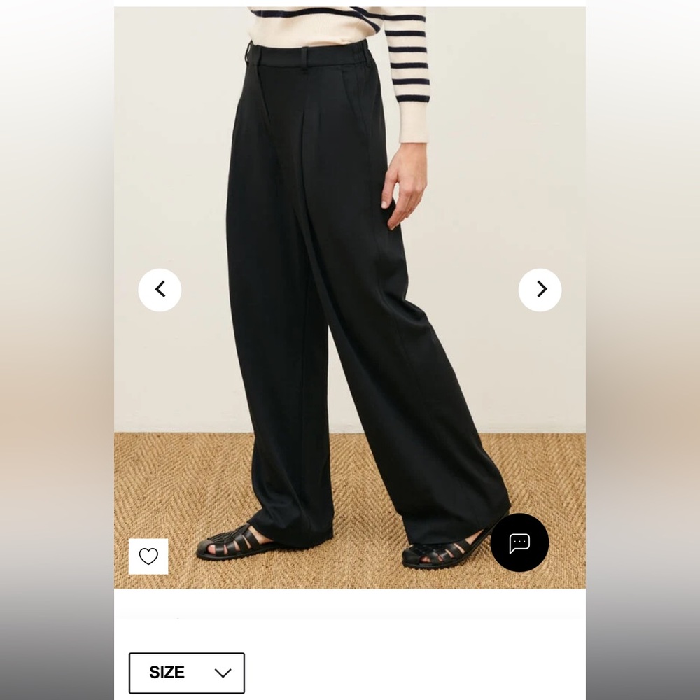 Elegant Black Wide-Leg Pants